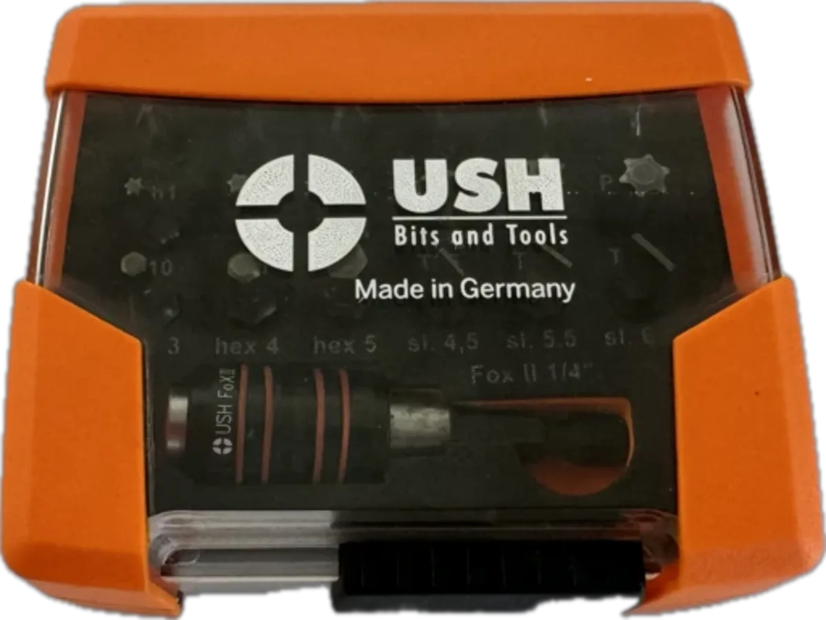Насадки викруткові Industry: з магнітним тримачем, PH, PZ, SL, Torx, HEX, 19 ел, USH