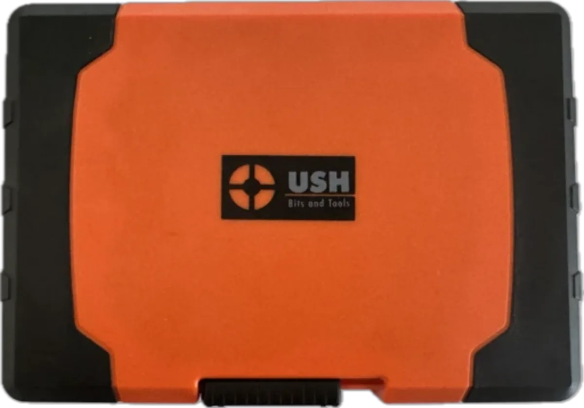 Набір насадок викруткових Industry: магн тримач і викрутка 1/4", PH-PZ-Tx- Torx-HEX- SL-SP, 80ел, USH