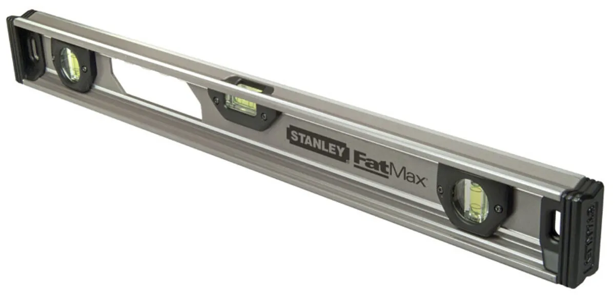 Рівень "FatMax I Beam": L= 60 см, 3 капсули, алюмінієвий корпус, STANLEY