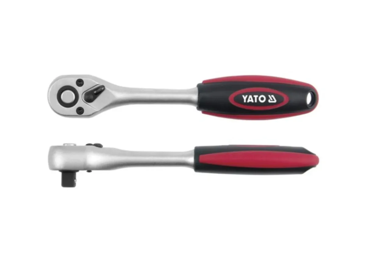 Тріщатка: квадрат 1/2", L= 265 мм, 72T, YATO