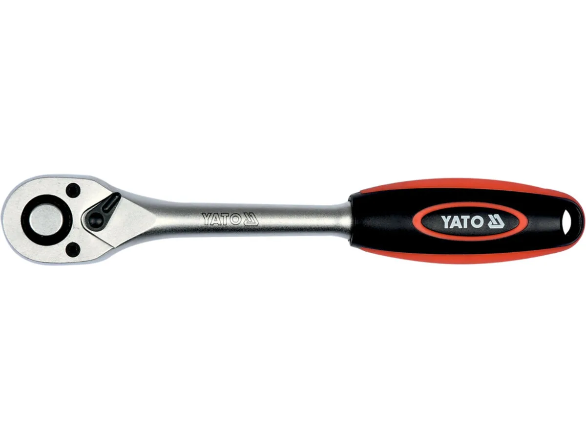 Тріщатка: квадрат 1/2", L= 255 мм, 90Т, YATO