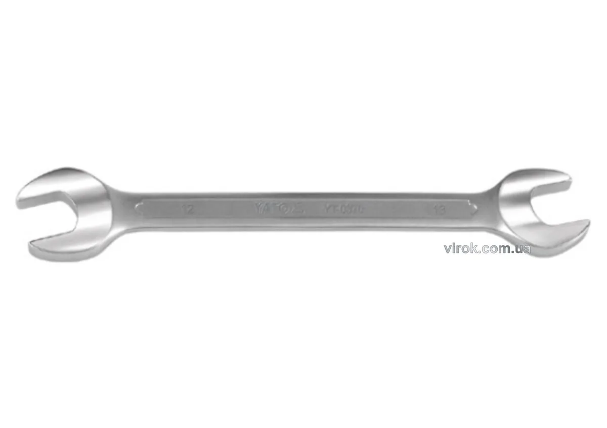 Ключ ріжковий: CrV, М= 12×13 мм, l=170 мм, YATO