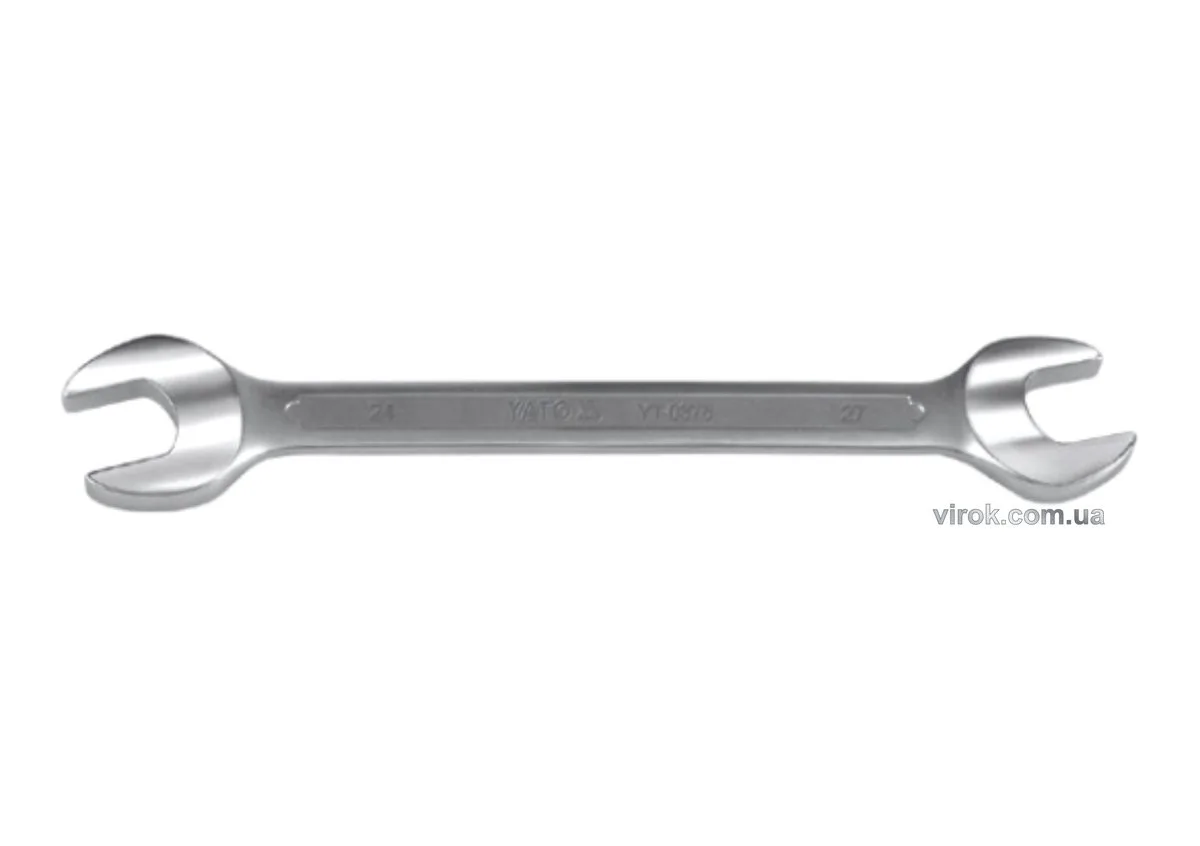 Ключ ріжковий: CrV, М= 24×27 мм, l=260 мм, YATO