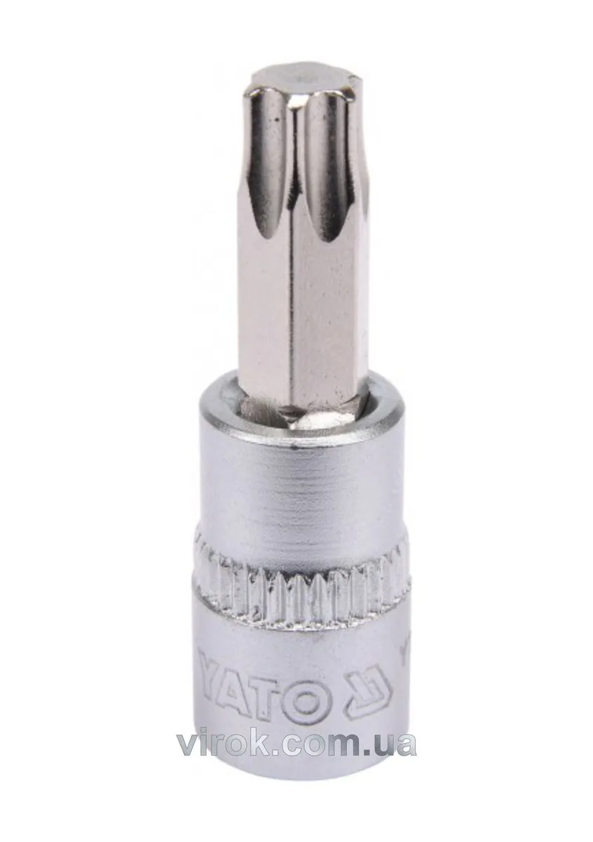 Головка торцева квадрат 1/4 "TORX" Т40, L= 37 мм, YATO