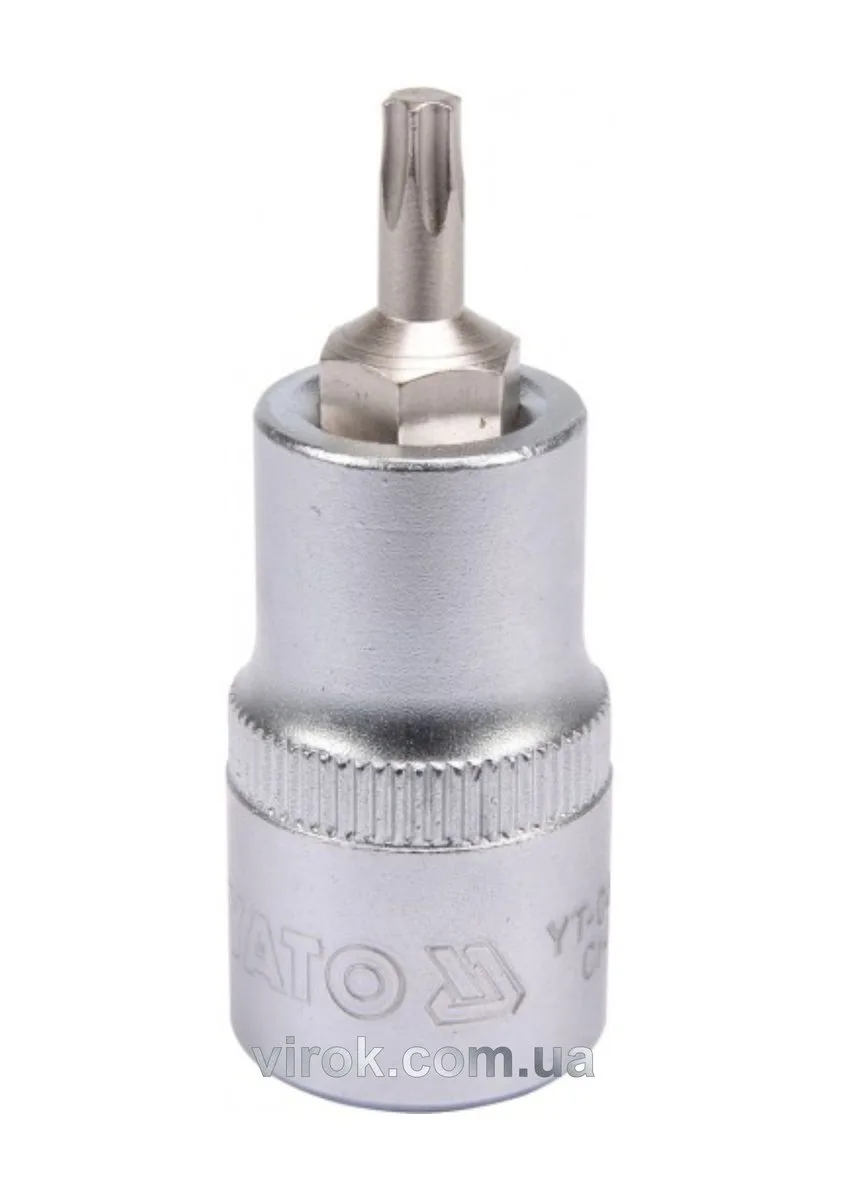 Головка торцева квадрат 1/2 "TORX" Т25, L= 55 мм, YATO