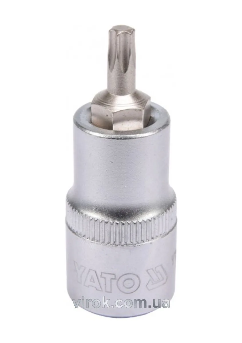 Головка торцева квадрат 1/2 "TORX" Т27, L= 55 мм, YATO