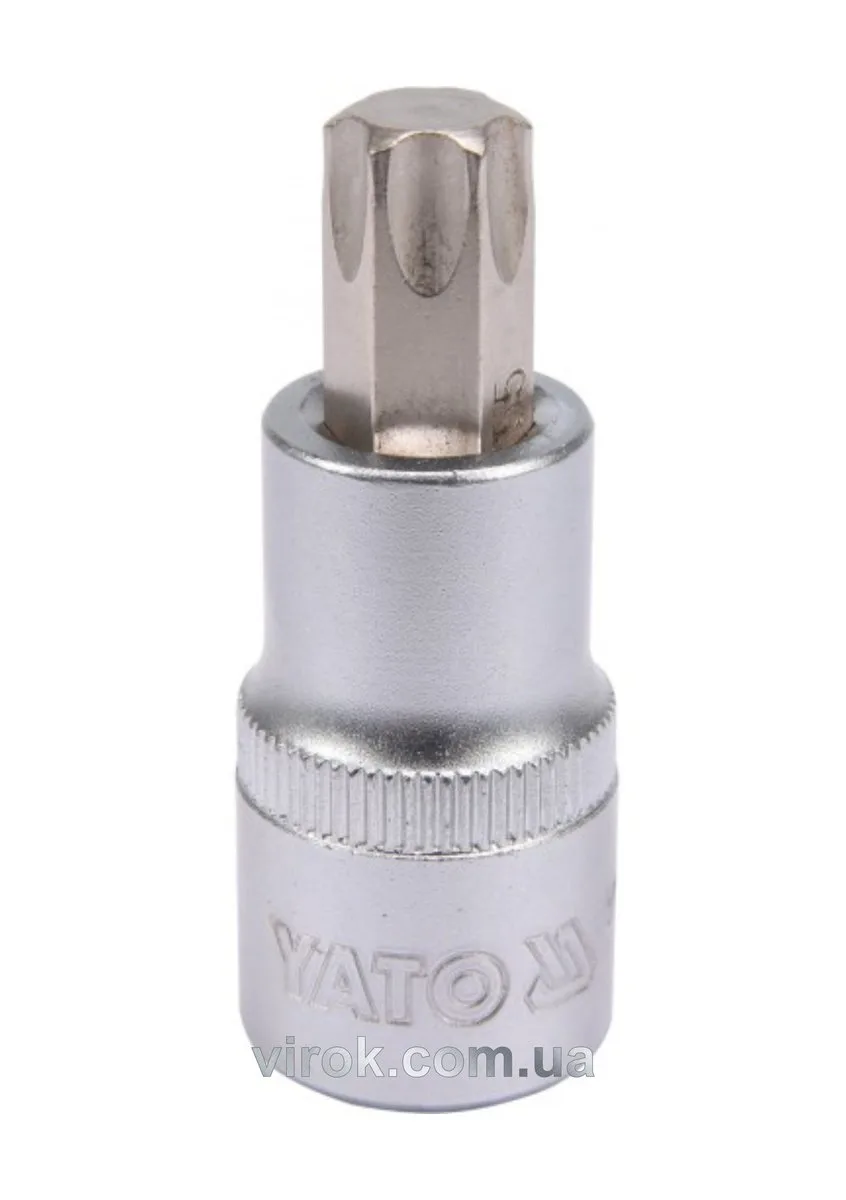 Головка торцева квадрат 1/2 "TORX" Т55, L= 55 мм, YATO
