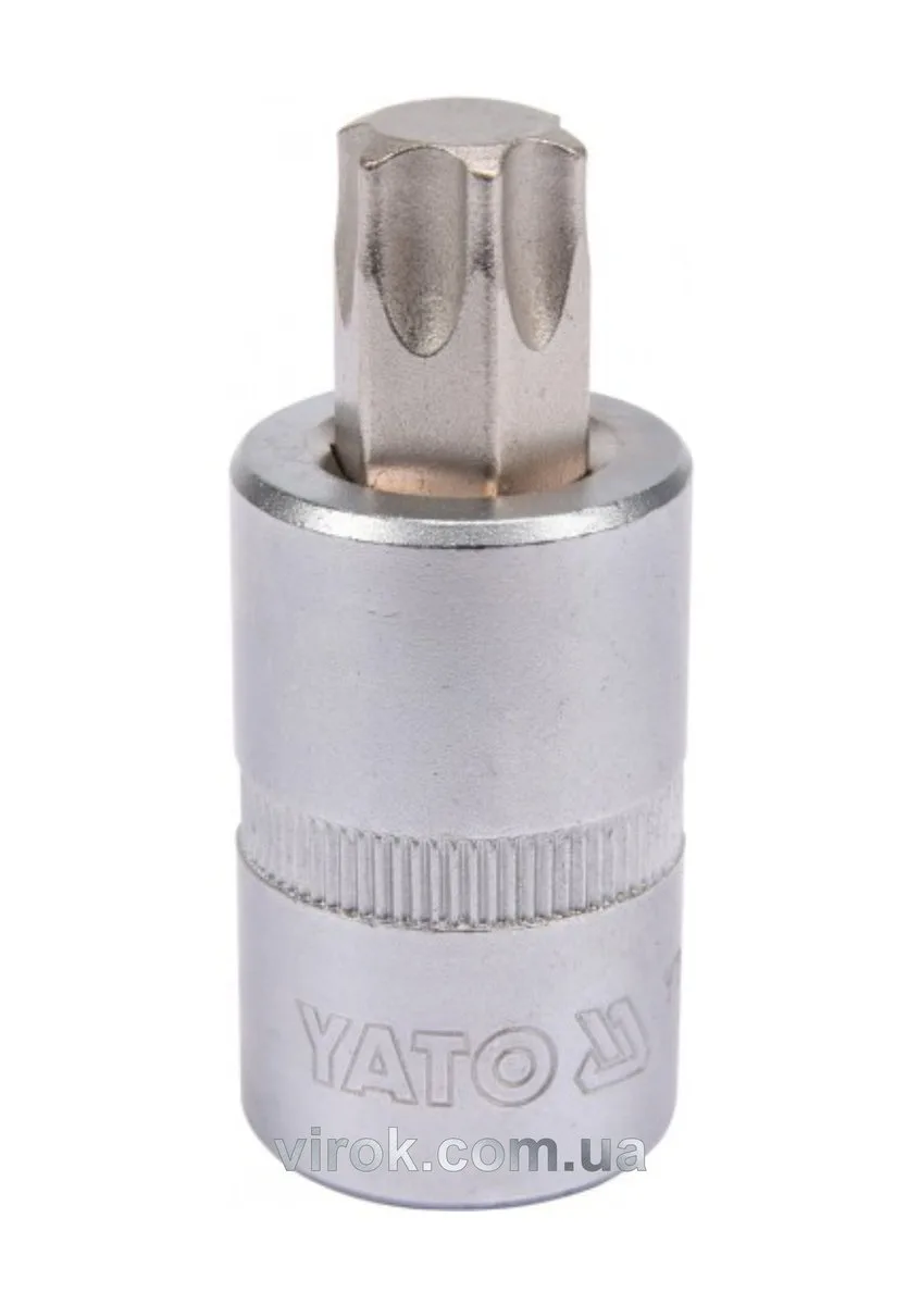Головка торцева квадрат 1/2 "TORX" Т60, L= 55 мм, YATO