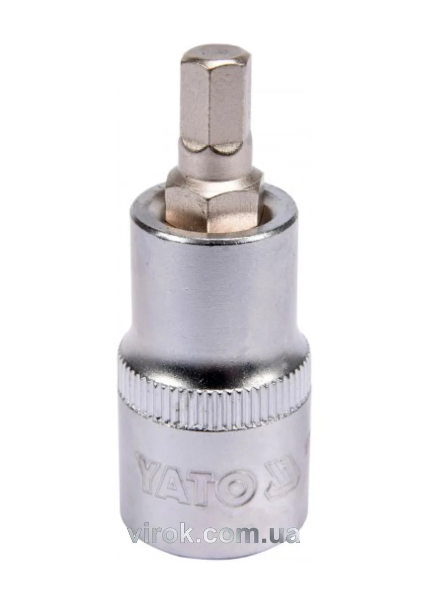Головка торцева квадрат 1/2 HEX M7, L= 55 мм, YATO