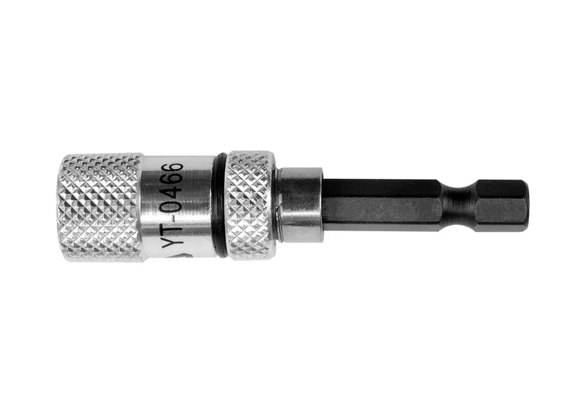 Тримач насадок викруткових: 1/4", L= 60 мм. магнітний, YATO