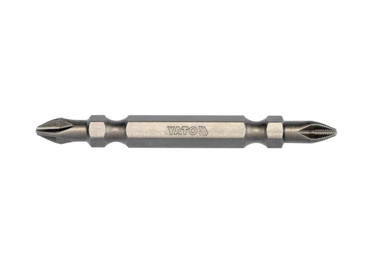 Насадка викруткова двостороння: Philips РН2 - PH2, L= 65 мм. 10 (Уп/Шт.), YATO