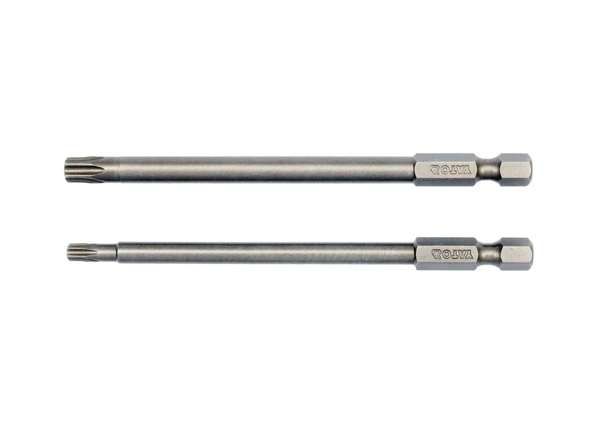 Набір насадок викруткових: "TORX SECURITY" T20/T30, квадрат 1/4", L=100 мм. 2 шт., YATO
