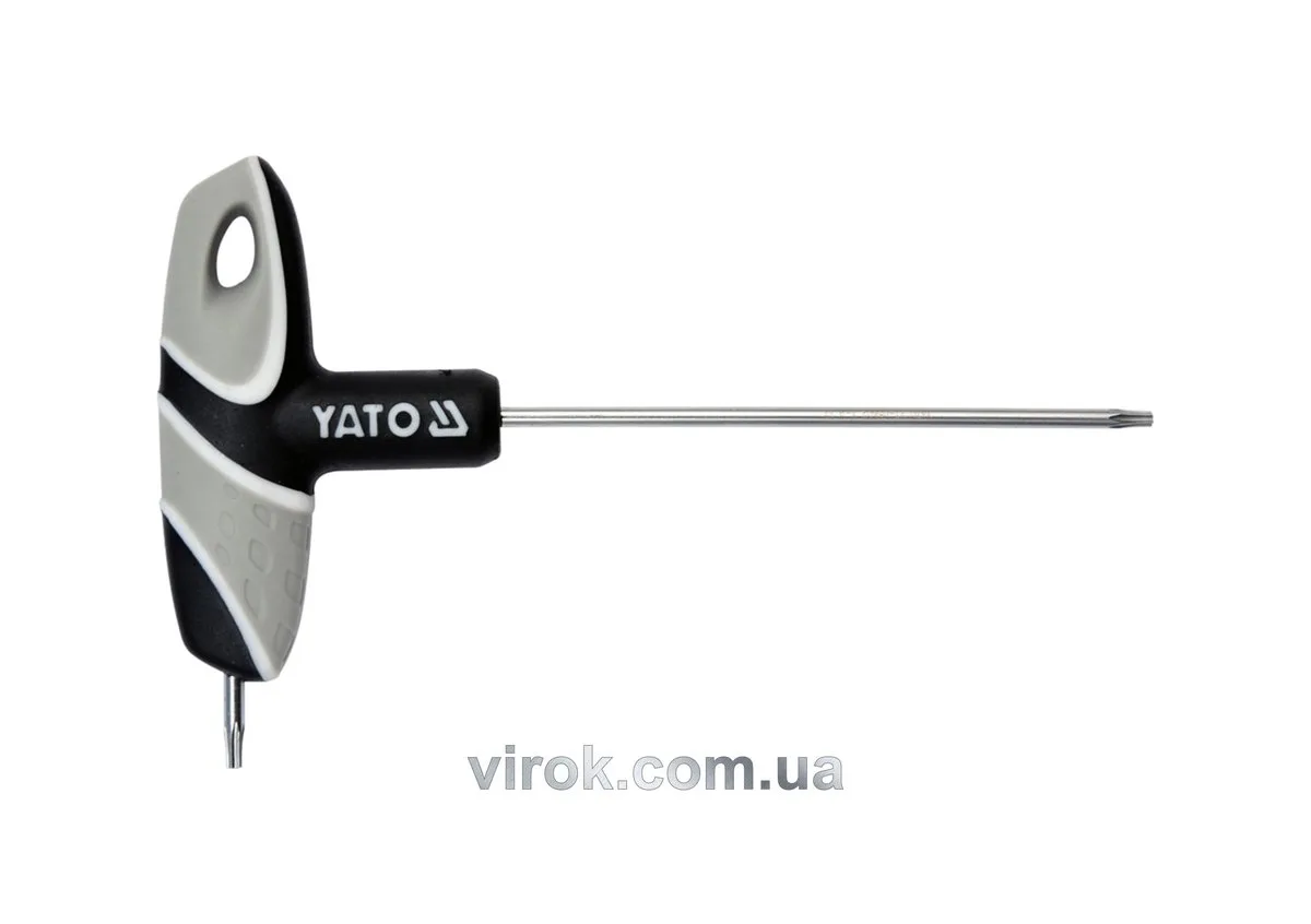 Ключ "TORX": тип "T", Т9, двосторонній, L= 100 мм, YATO