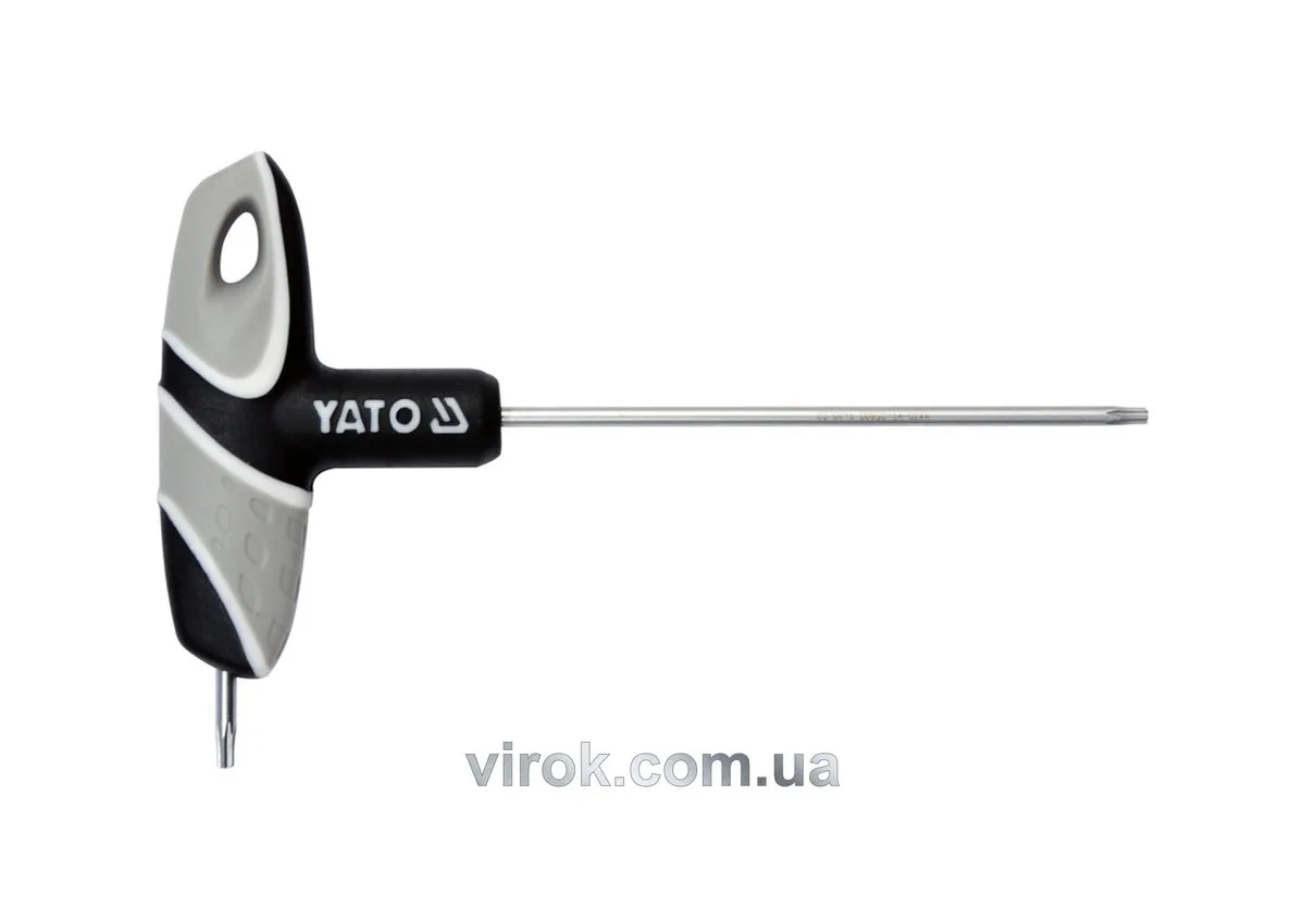 Ключ "TORX": тип "T", Т10, двосторонній, L= 100 мм, YATO