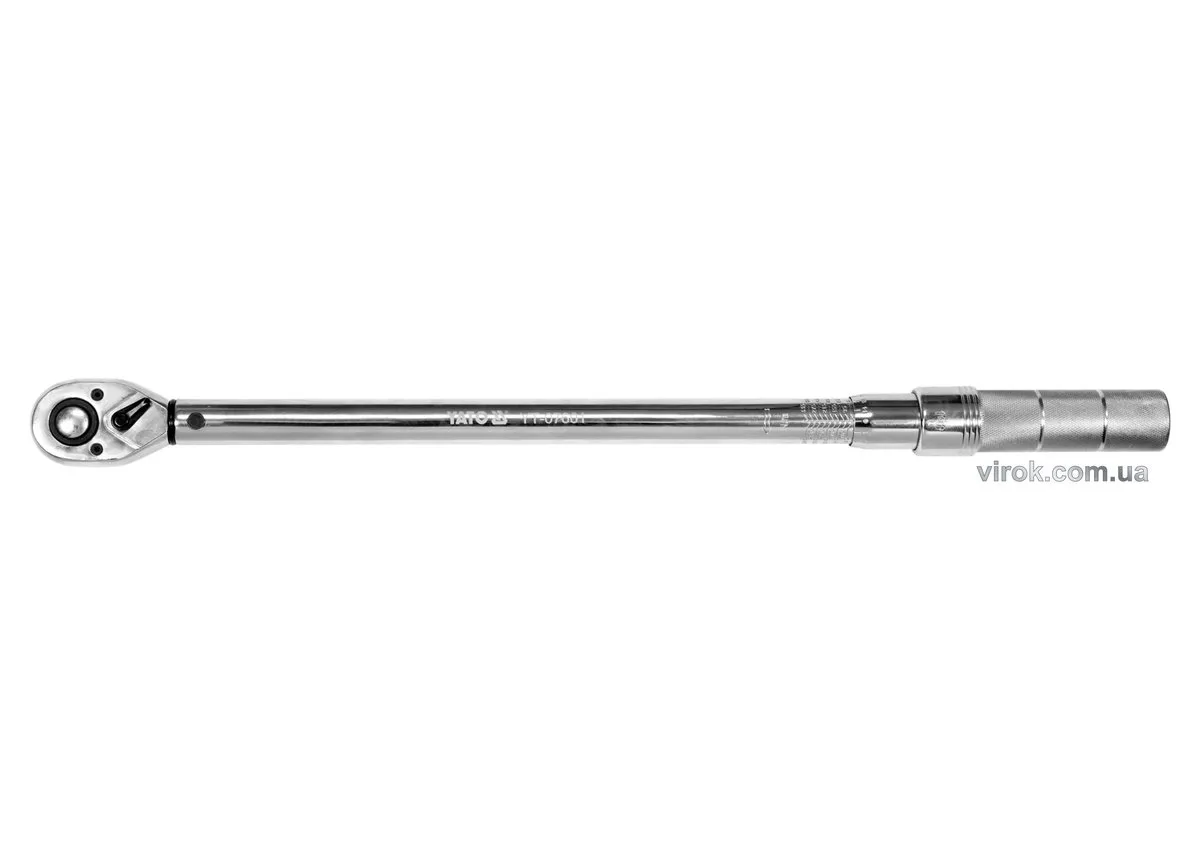 Ключ динамометричний: квадрат 1/2", F= 65- 335 Нм, L= 518-540 мм, YATO