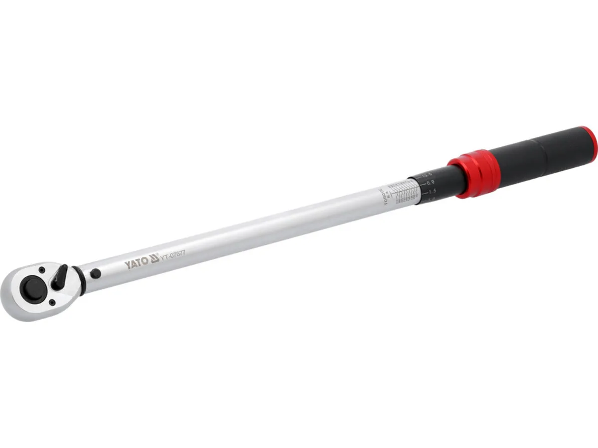 Ключ динамометричний: квадрат 1/2", F= 60- 330 Нм, L= 545- 565 мм, YATO