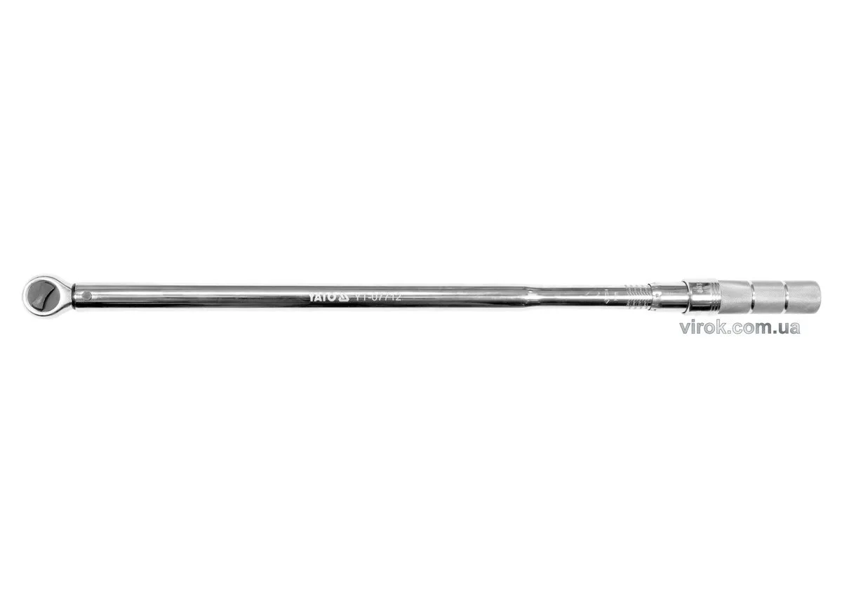 Ключ динамометричний: квадрат 3/4", F= 80- 400 Нм, L= 676-697 мм, YATO