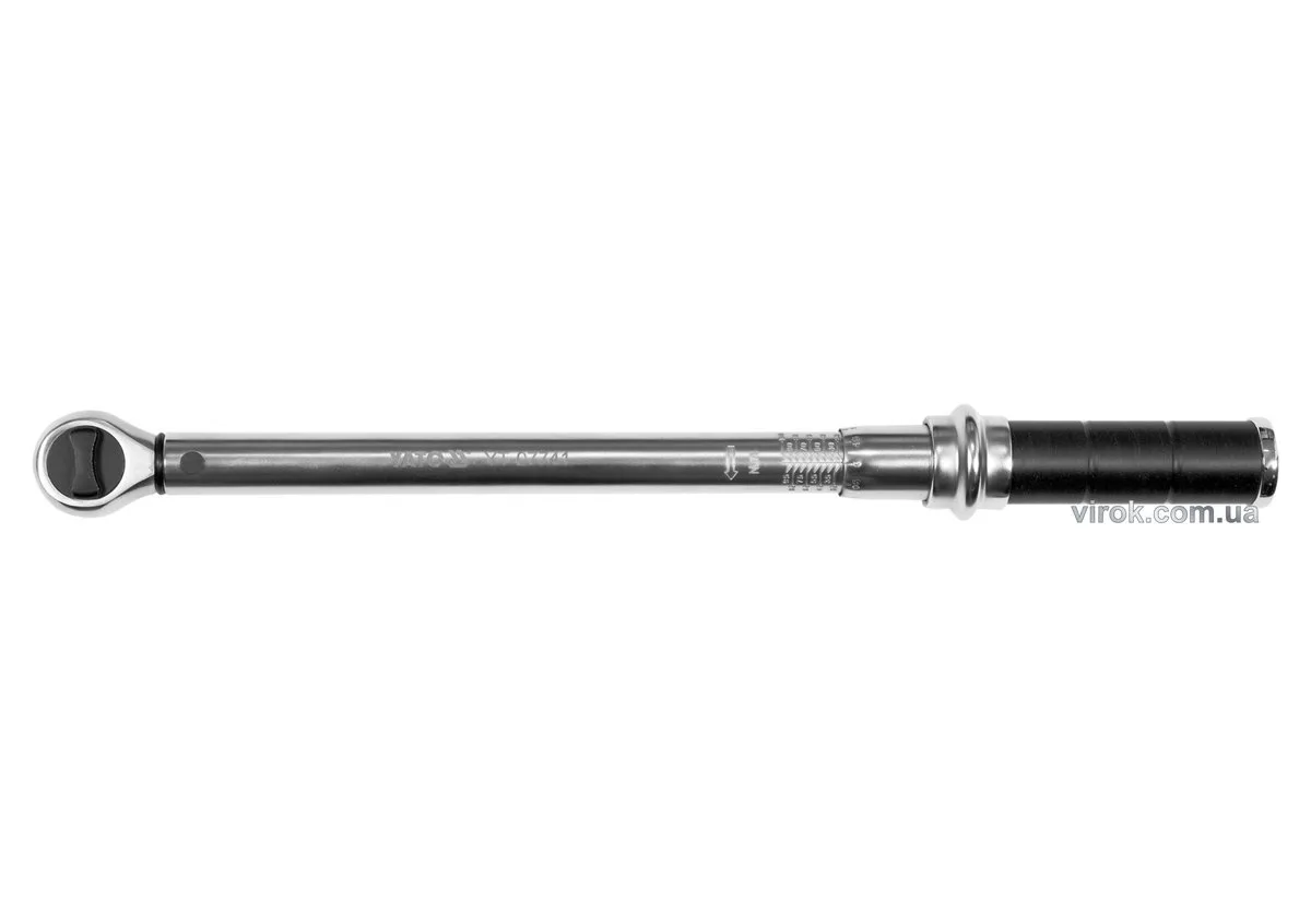 Ключ динамометричний: квадрат 1/2", F= 20- 100 Нм, L= 420-440 мм, YATO