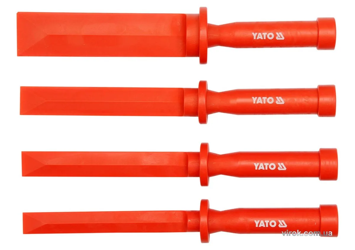 Скребки пластикові: L= 265 мм, кпл. 4 шт., YATO