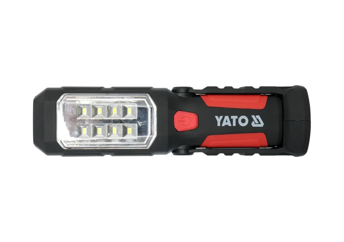 Ліхтар LED на батарейки 3Х АА, 8 + 1 діод, гак + магніт, 3 режими світла