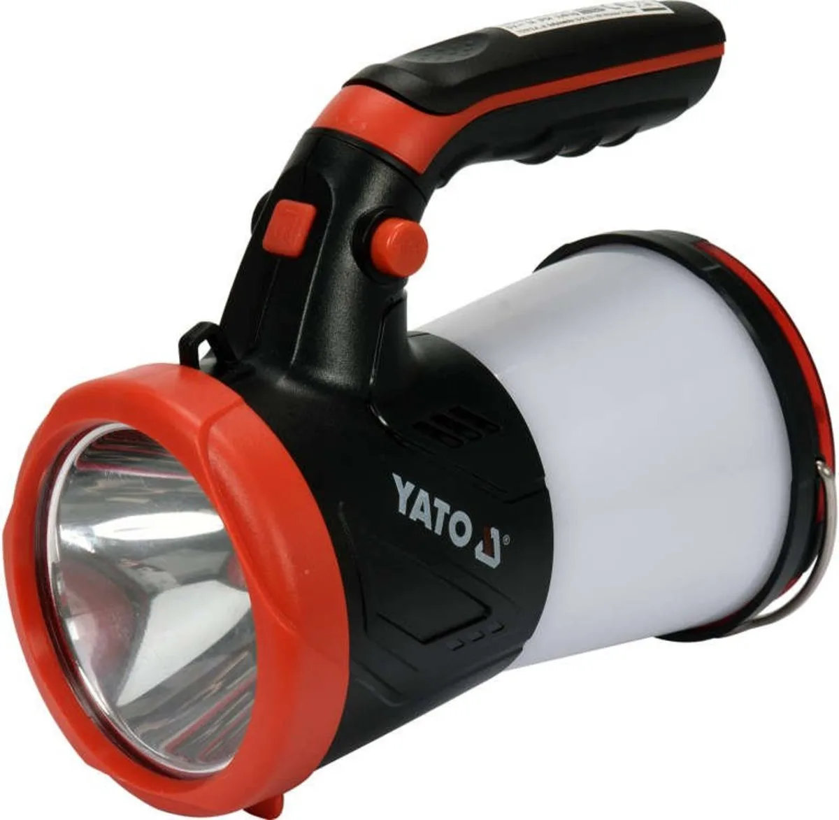 Ліхтар LED-діодний акумулятор Li-Ion 3.7В, 1Вт, 600-1200Лм з ручкою, YATO