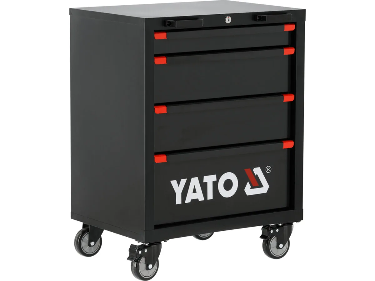 Шафа для майстерні на колесах 635×457×840 мм, 4 шуфляди, YATO