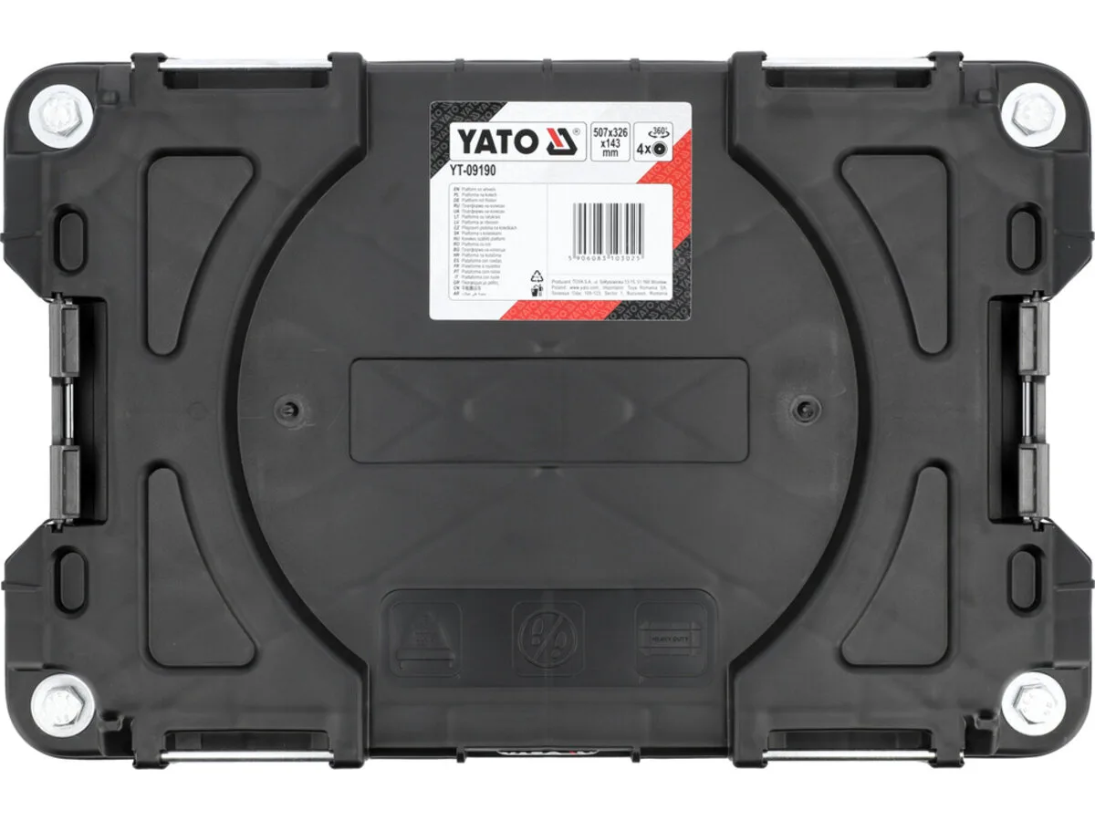 Платформа на 4 колесах для ящикової системи S12 507×326×143 мм, YATO