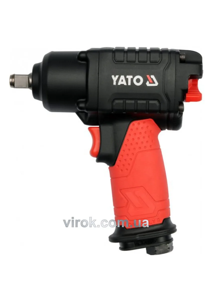 Гайковерт ударний пневматичний: квадрат 1/2", F=570 Nm, YATO