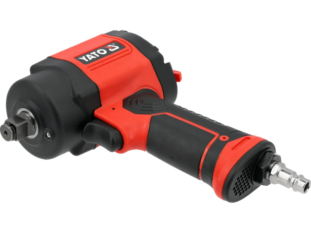 Гайковерт ударний пневматичний MINI квадрат 1/2", F=1100Nm, роб. тиск-6,3 Bar при 142 л/хв, YATO