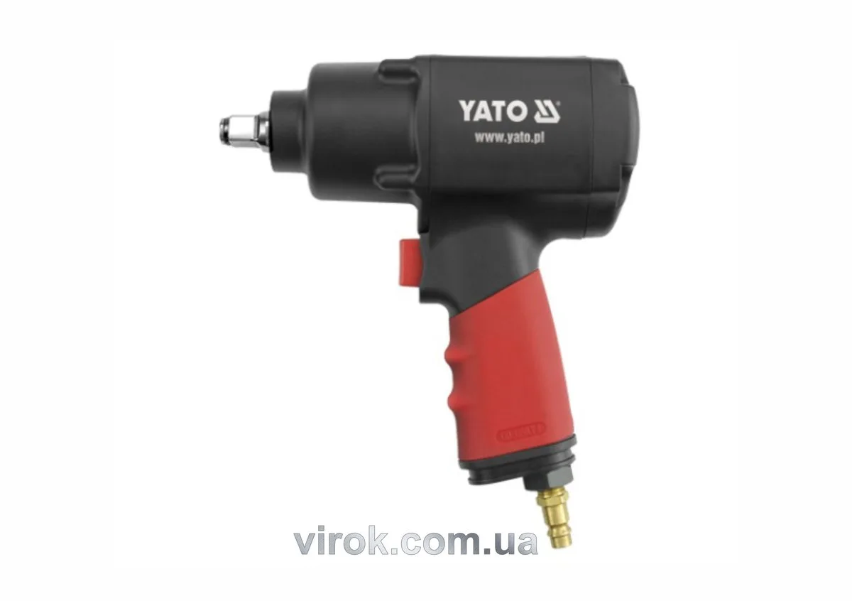 Гайковерт ударний пневматичний: квадрат 1/2", F=1356 Nm, YATO