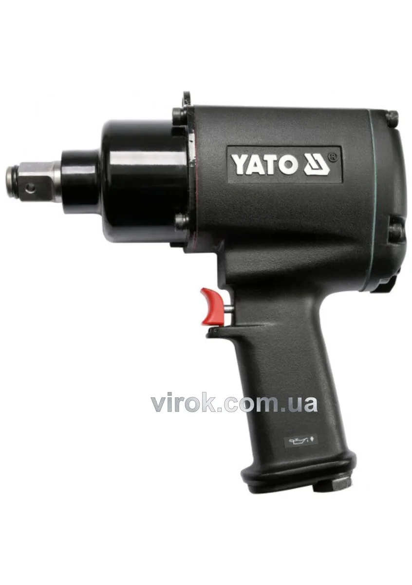 Гайковерт ударний пневматичний: квадрат 3/4", F=1300 Nm, YATO