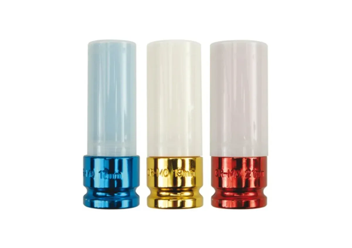 Головки для алюмінієвих дисків, з квадр. 1/2", М=17;19;21 мм, YATO