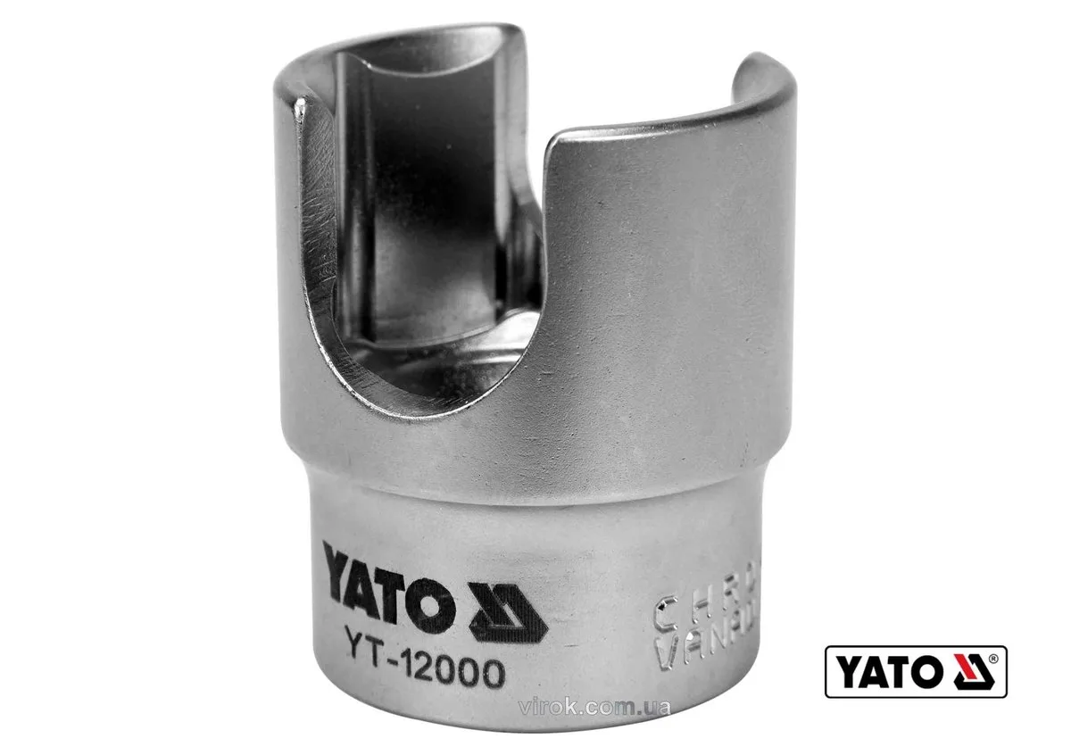 Головка торцева до паливного фільтра: квадрат- 1/2", М27 мм, Cr-V, YATO