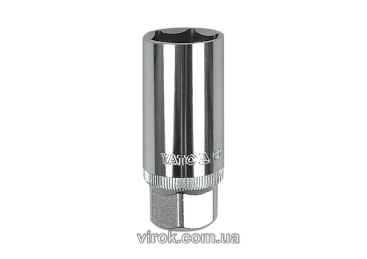 Головка до "свічок" двигуна, M=1/2"(12,7 мм), A=21, L=64 мм, YATO