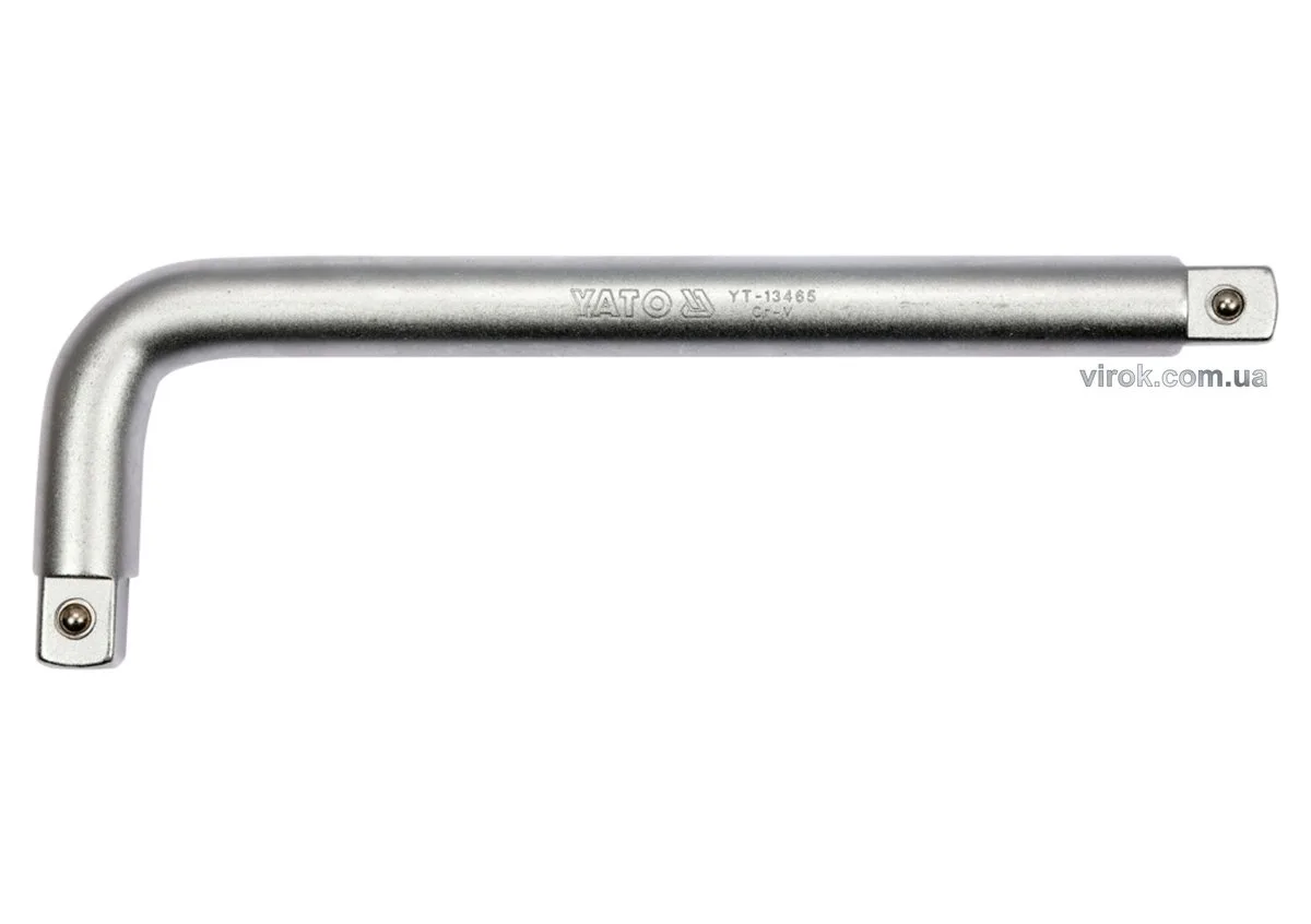 Вороток L - подібний: CrV, квадрат 3/4", L= 300×100 мм, YATO