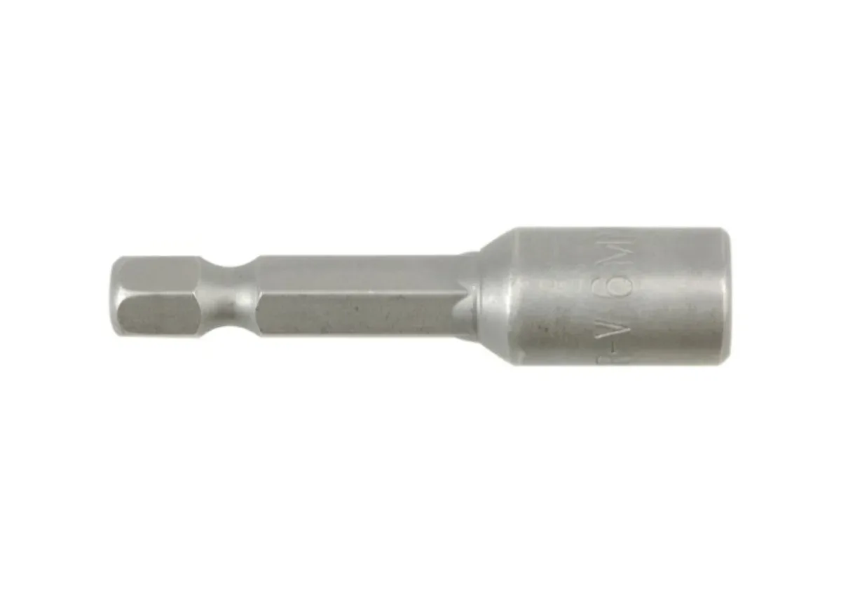Насадка торцева магнітна 6-гранна: HEX М6×48 мм. HEX Ø= 1/4", YATO