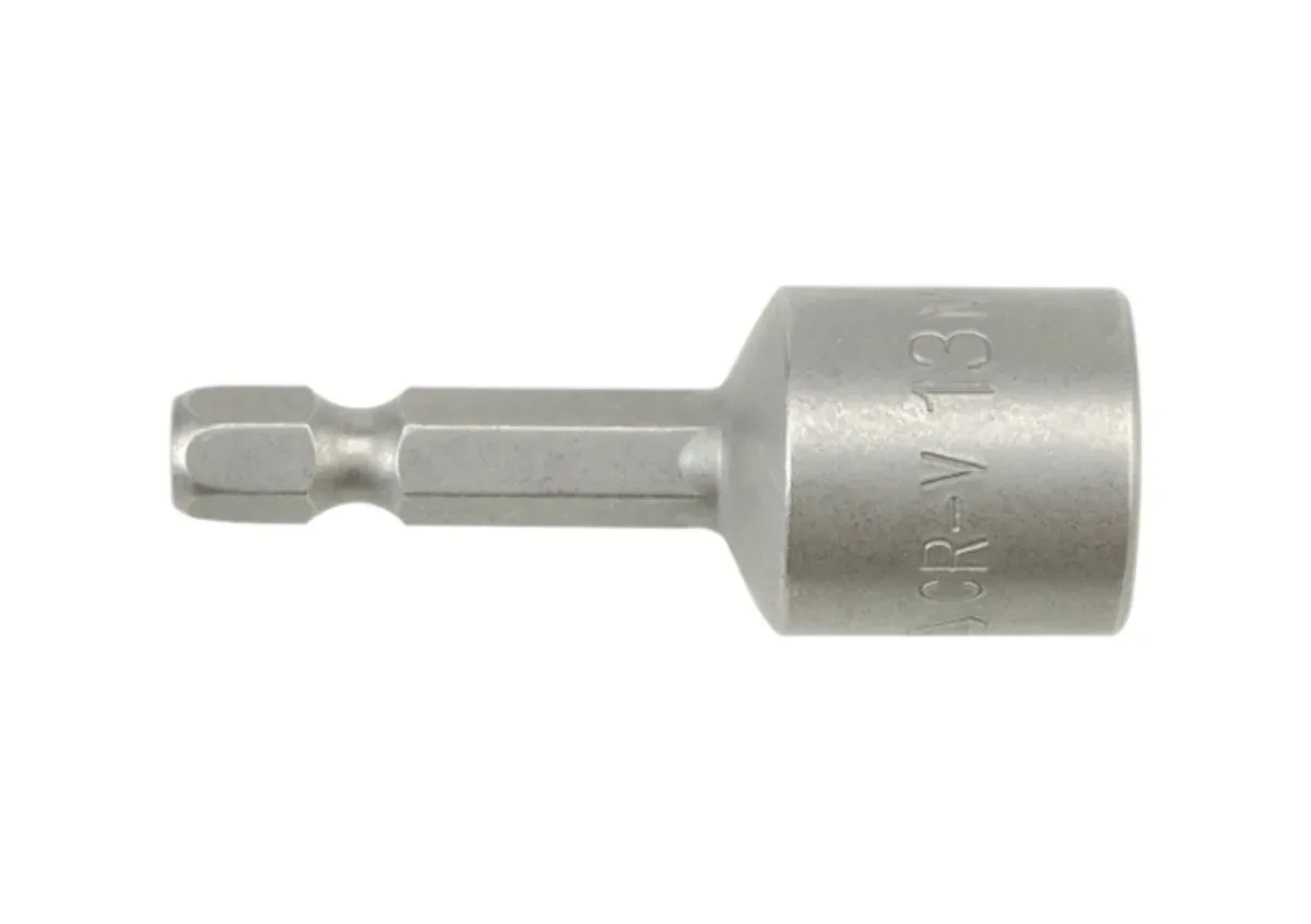 Насадка торцева магнітна 6-гранна: HEX М13×48 мм. HEX Ø= 1/4", YATO