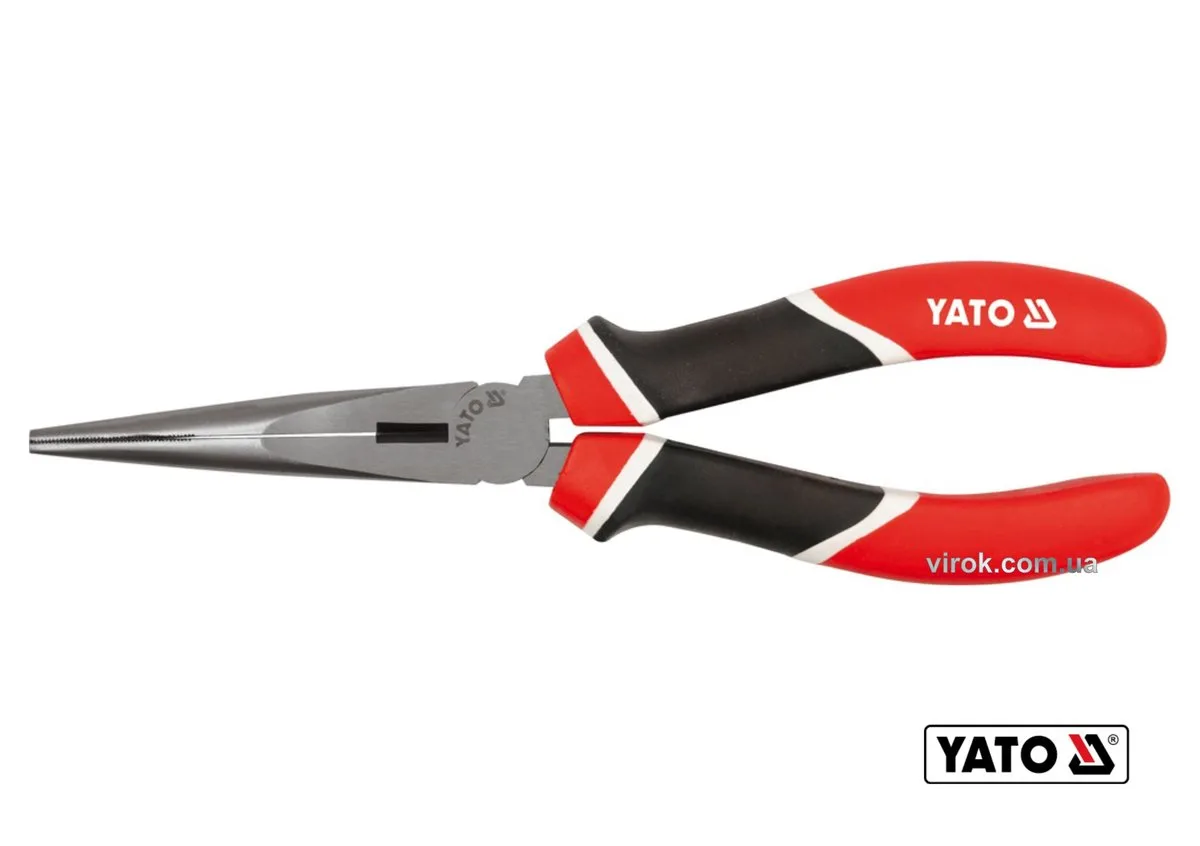 Щипці видовжені плоскі YATO: CrV