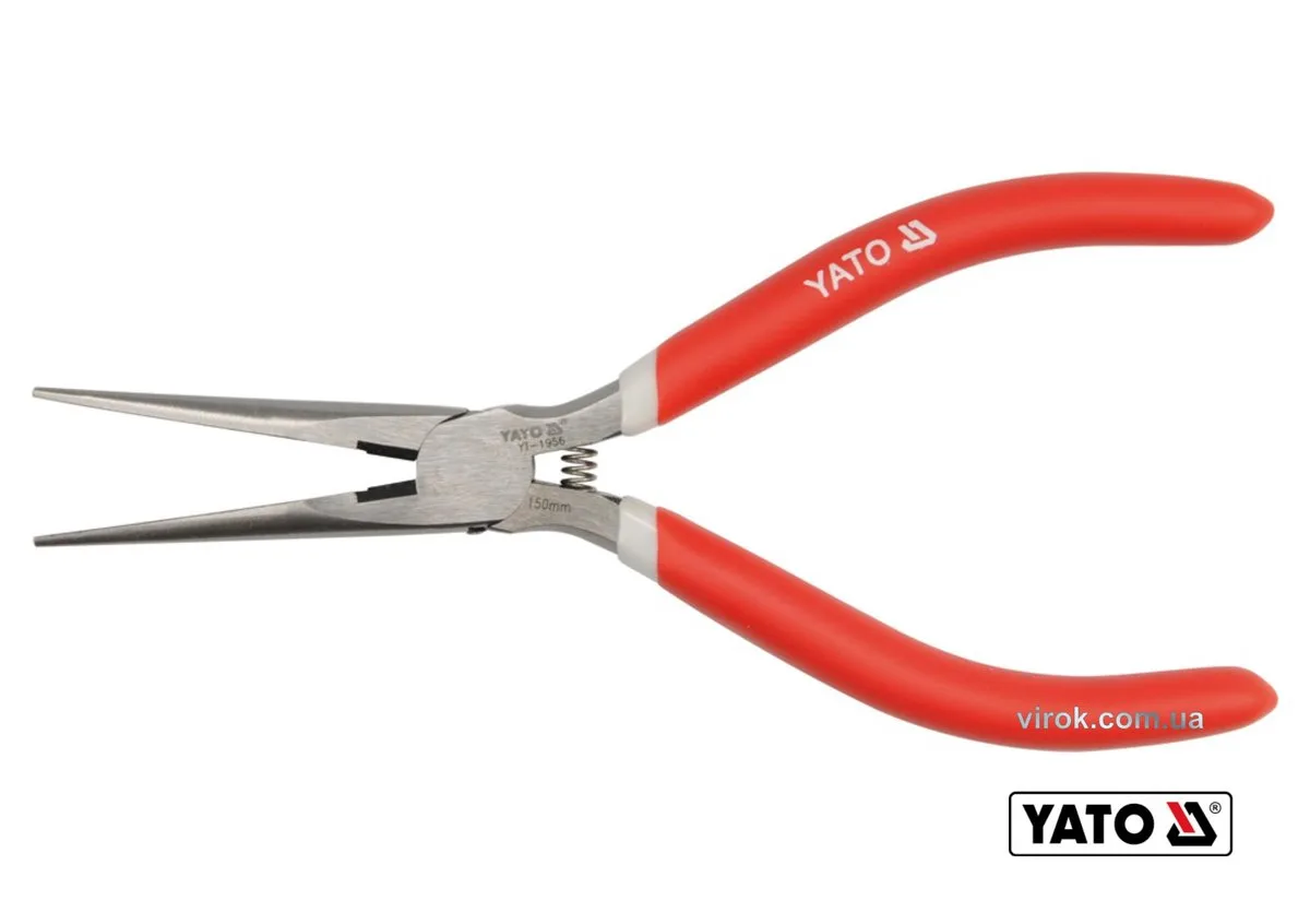 Тонкогубці прямі: 6", L= 150 мм, YATO