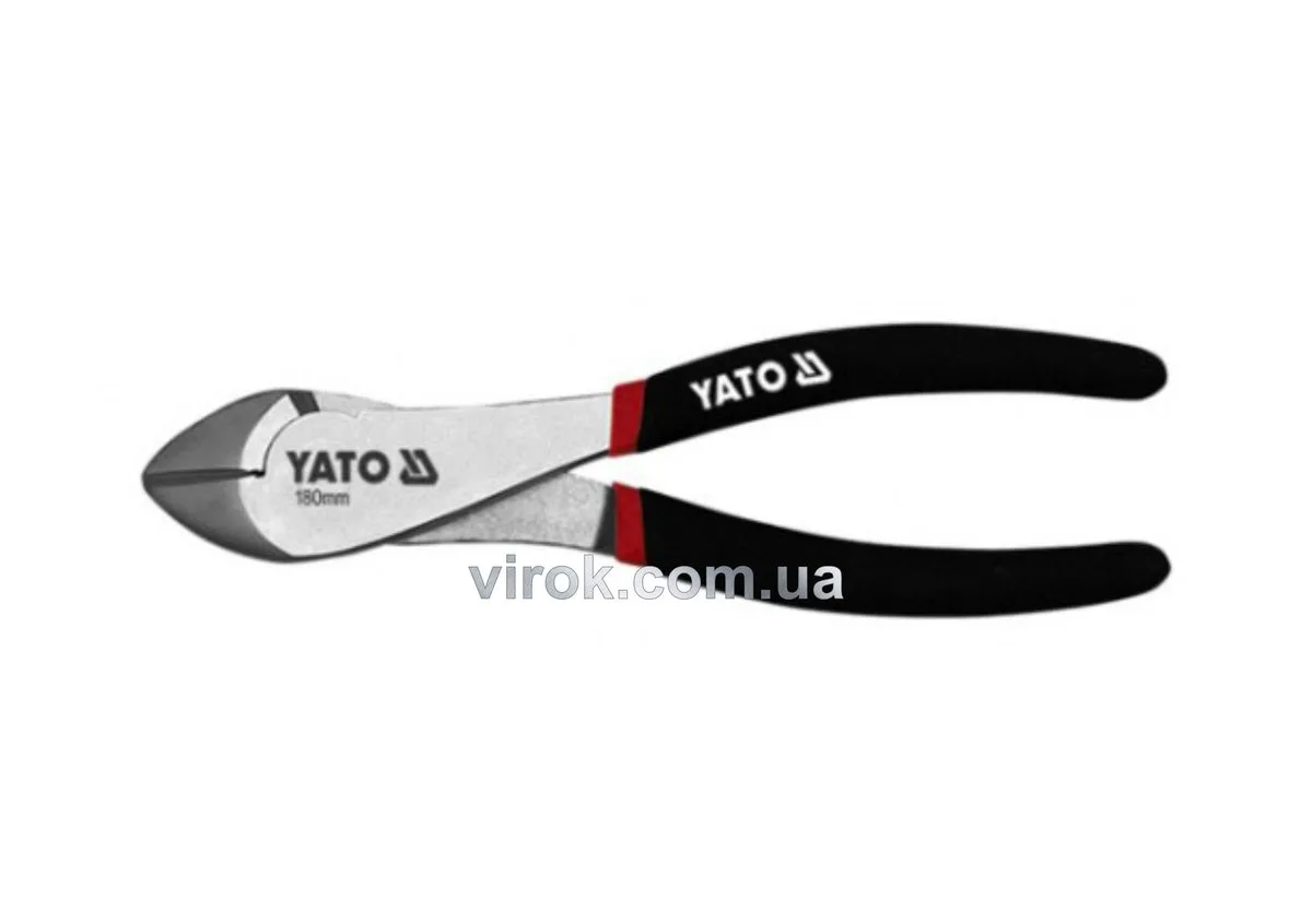 Бокорізи підсилені: L= 180 мм, нікельовані, YATO