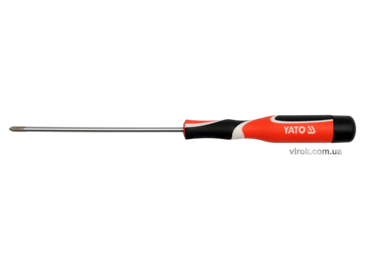 Викрутка хрестова: "Philips" PH1×100 мм, YATO
