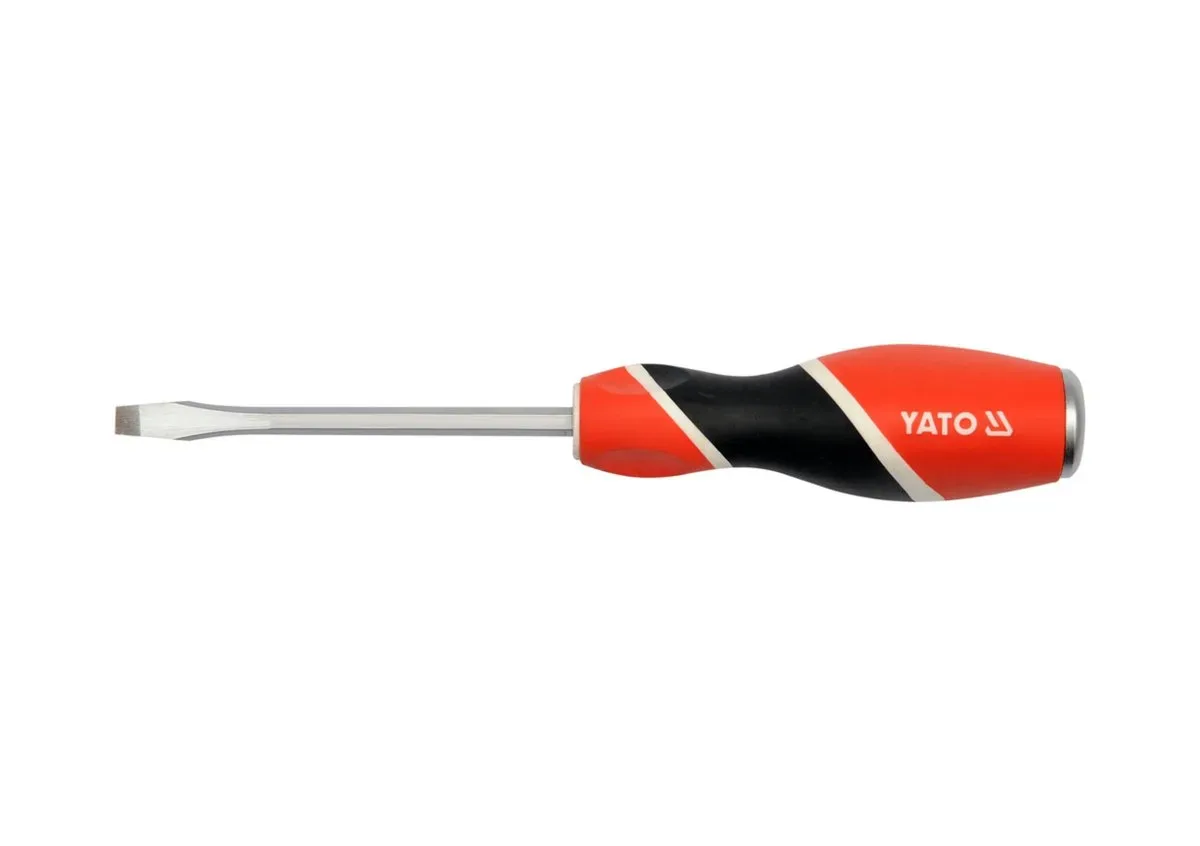 Викрутка плоска ударна YATO: шліц SL6