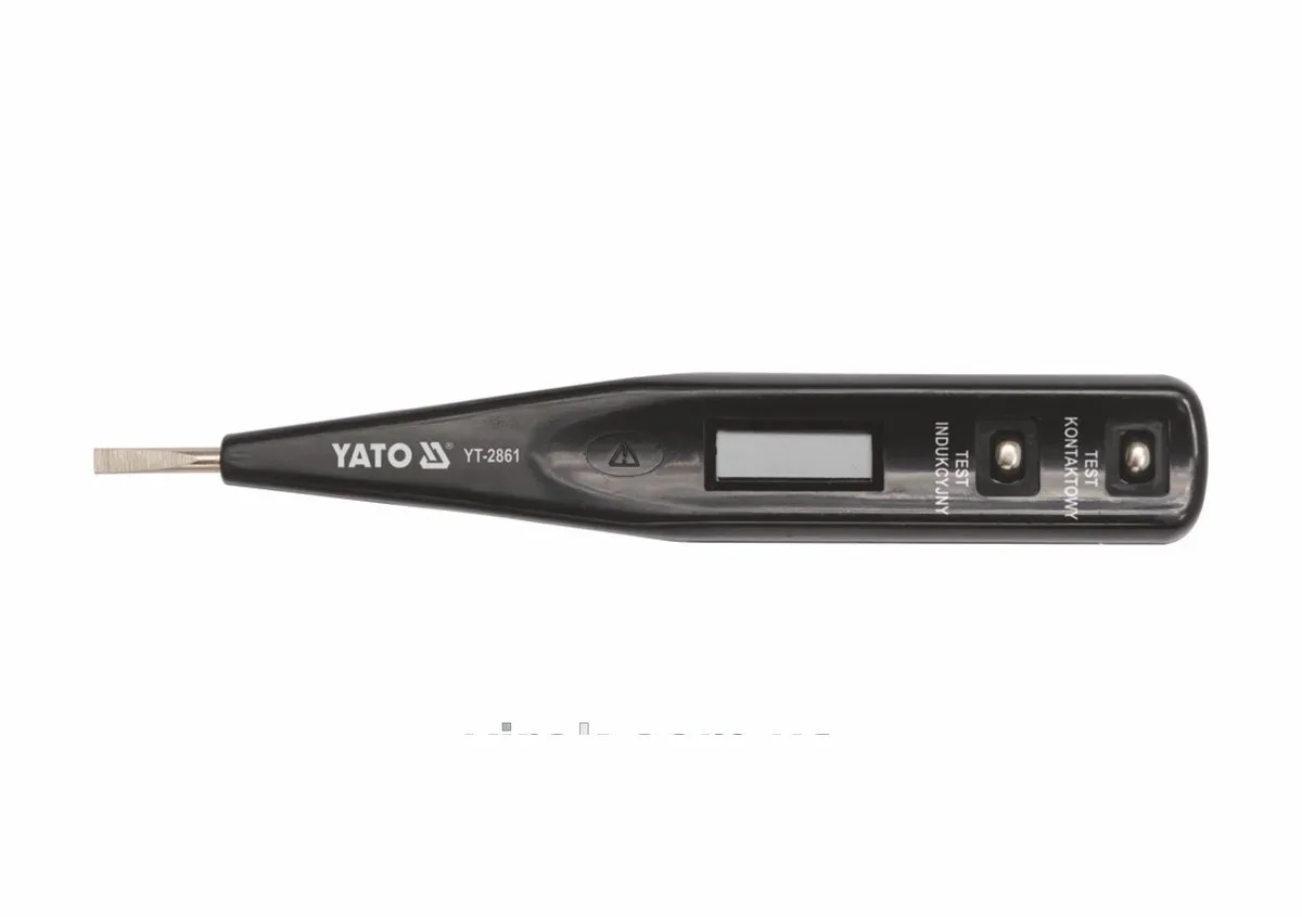 Індикатор напруги контрольний цифровий 12-250 V LCD, YATO