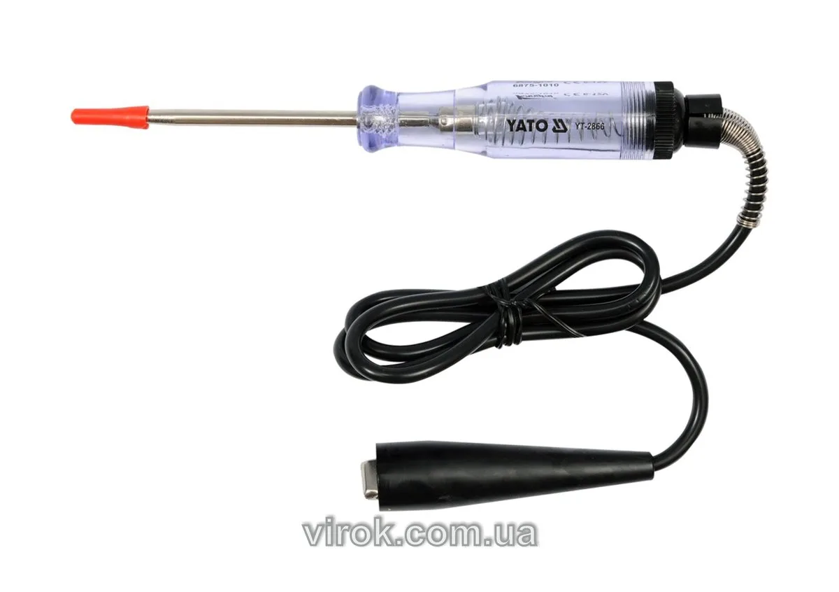 Індикатор напруги контрольний автомобільний 6-12 V, YATO