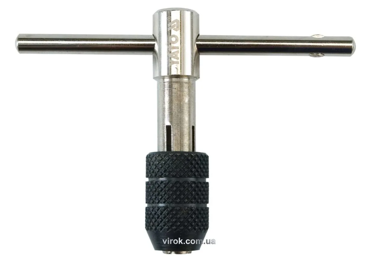 Вороток для мітчиків Т-подібний: M5-M10, L= 80 мм, YATO