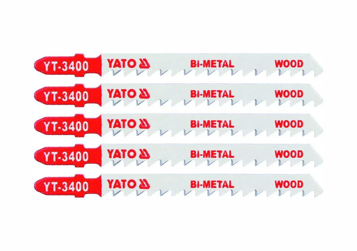 Полотно для електролобзика BI-METAL (дерево), 6TPI, l=100 м, набір 5пр., YATO