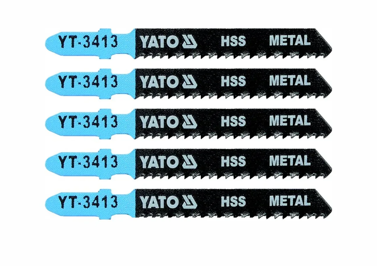 Полотно для електролобзика по металу: 12TPI, L= 75 мм, Уп. 5 Шт., YATO