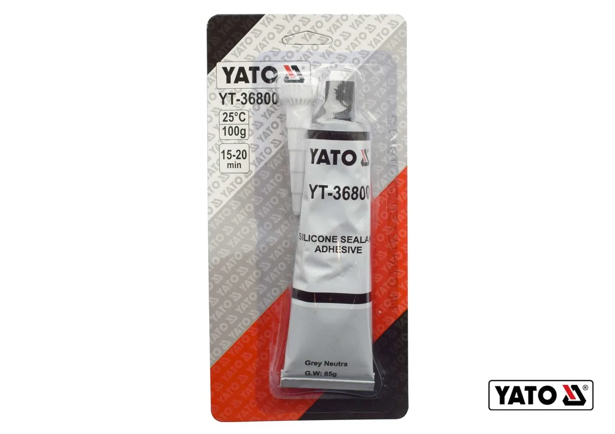 Клей-герметик силіконовий термо- і оливостійкий YATO, в тюбику