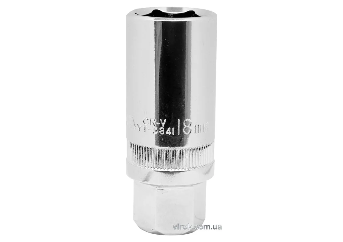 Насадка для свічок, M= 3/8", A=18, L=64 мм, YATO