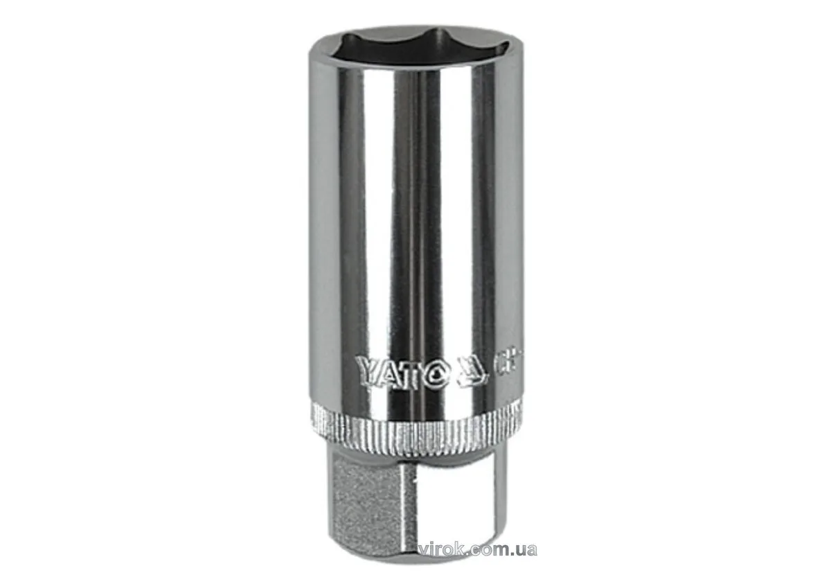 Головка торцева квадрат 3/8", М 16, L= 64 мм, YATO